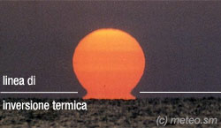 Miraggio del Sole ad Omega